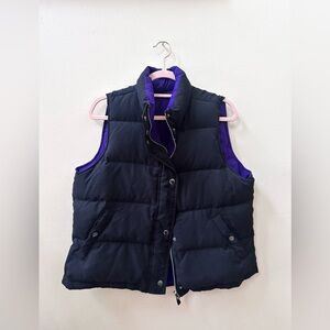 Black & purple reversible Ralph Lauren puffer vest #vintage excellent condition
